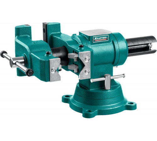 KRAFTOOL 150 мм, тиски слесарные с поворотом в двух плоскостях на 360° 32704-150 KRAFTOOL 150 мм, тиски слесарные с поворотом в двух плоскостях на 360° 32704-150