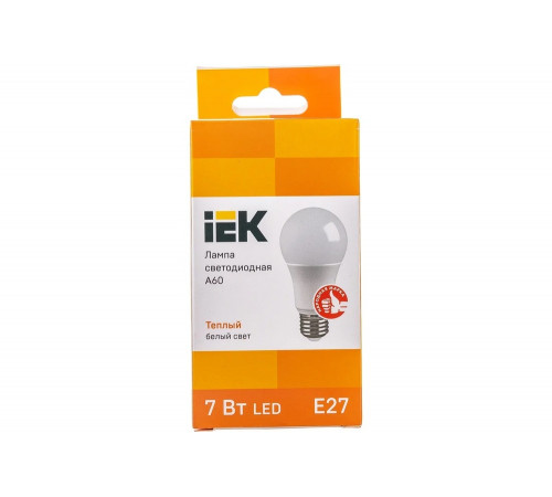 Потрясающая лампа IEK LLE-A60-7-230-30-E27 Потрясающая лампа IEK LLE-A60-7-230-30-E27