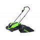 Газонокосилка аккумуляторная GreenWorks 24V, 33 см, бесщеточная, с 1хАКБ 2Ач c USB и ЗУ 2516107USB2