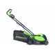 Газонокосилка аккумуляторная GreenWorks 24V, 33 см, бесщеточная, с 1хАКБ 2Ач c USB и ЗУ 2516107USB2
