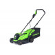 Газонокосилка аккумуляторная GreenWorks 24V, 33 см, бесщеточная, с 1хАКБ 2Ач c USB и ЗУ 2516107USB2