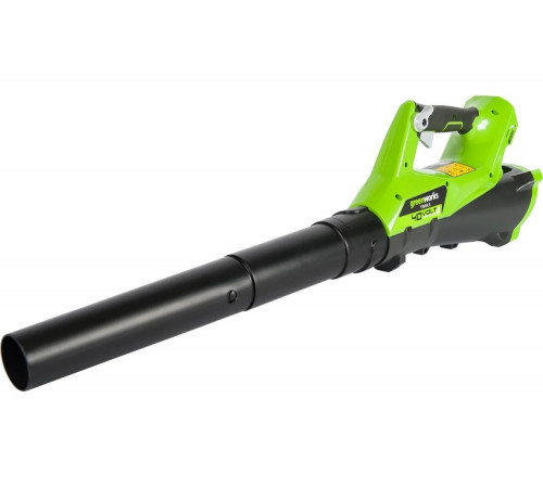 Воздуходув аккумуляторный GreenWorks 40V, с 1хАКБ 4 Ач c USB и ЗУ 2400807USB4