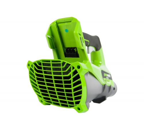 Воздуходув аккумуляторный GreenWorks 40V, с 1хАКБ 4 Ач c USB и ЗУ 2400807USB4