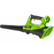 Воздуходув аккумуляторный GreenWorks 40V, с 1хАКБ 4 Ач c USB и ЗУ 2400807USB4