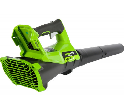 Воздуходув аккумуляторный GreenWorks 40V, с 1хАКБ 4 Ач c USB и ЗУ 2400807USB4