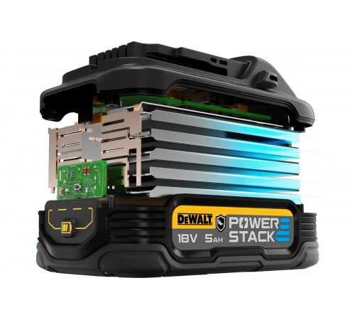 Аккумулятор Dewalt POWERSTACK DCBP518G, маслостойкий, Li-Ion, 18 В, 5 Ач DCBP518G-XJ