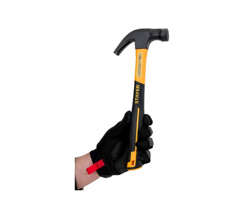 STAYER 450 г, молоток-гвоздодер с фиберглассовой рукояткой Hercules-M 2027-450_z01 Professional STAYER 450 г, молоток-гвоздодер с фиберглассовой рукояткой Hercules-M 2027-450_z01 Professional
