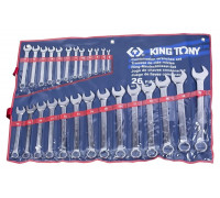 Набор комбинированных ключей 6-32 мм 26 предметов KING TONY 1226MR