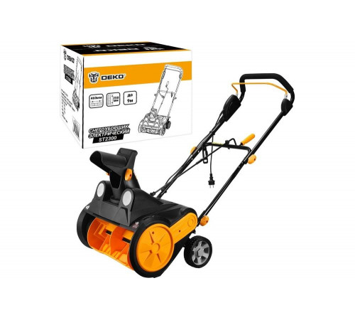 Электрический снегоуборщик DEKO ST2300, 46 см, 2300 Вт, 2 фары 063-4443 Электрический снегоуборщик DEKO ST2300, 46 см, 2300 Вт, 2 фары 063-4443