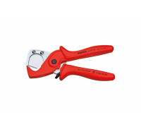 Труборез-ножницы для шлангов и защитных труб KNIPEX PlastiCut 25 мм, L-185 мм, подвес KN-9020185SB