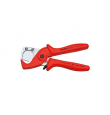 Труборез-ножницы для шлангов и защитных труб KNIPEX PlastiCut 25 мм, L-185 мм, подвес KN-9020185SB