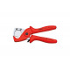Труборез-ножницы для шлангов и защитных труб KNIPEX PlastiCut 25 мм, L-185 мм, подвес KN-9020185SB