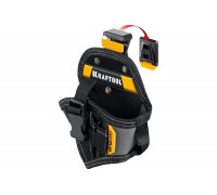 Кобура для компактного шуруповерта с быстросъёмным креплением KRAFTOOL FastClip KH-5C , 5 карманов и петель 38770