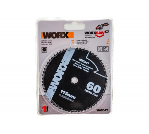 Пильный диск по металлу WORX WA5047 Пильный диск по металлу WORX WA5047