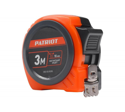 Рулетка Patriot MTP-3-16, ABS-корпус, 3м16 мм 350005016 Рулетка Patriot MTP-3-16, ABS-корпус, 3м16 мм 350005016