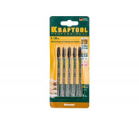 Пилки Kraftool для электролобзика по дереву 75x2.5 мм фигурный рез 5 шт. EU 159514-2.5-S5