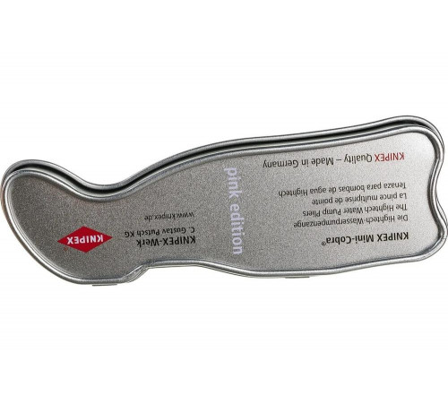 Переставные клещи KNIPEX COBRA с фиксатором, хром KN-8703125PEBK Переставные клещи KNIPEX COBRA с фиксатором, хром KN-8703125PEBK
