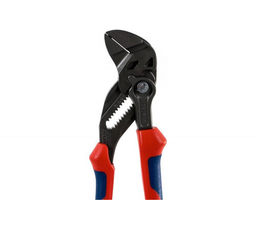 Переставные клещи - гаечный ключ KNIPEX 40 мм, 1 1/2, L-180 мм, серые, 2-к ручки KN-8602180 Переставные клещи - гаечный ключ KNIPEX 40 мм, 1 1/2, L-180 мм, серые, 2-к ручки KN-8602180