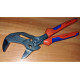 Переставные клещи - гаечный ключ KNIPEX 40 мм, 1 1/2, L-180 мм, серые, 2-к ручки KN-8602180