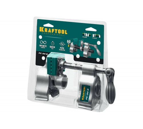 KRAFTOOL 3/4", струбцина трубная PC-34-6 32301-1 KRAFTOOL 3/4", струбцина трубная PC-34-6 32301-1