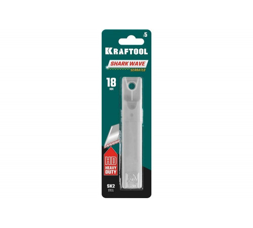 KRAFTOOL 18 мм, 5 шт, лезвия сегментированные BM-18 09604-18-S5 KRAFTOOL 18 мм, 5 шт, лезвия сегментированные BM-18 09604-18-S5