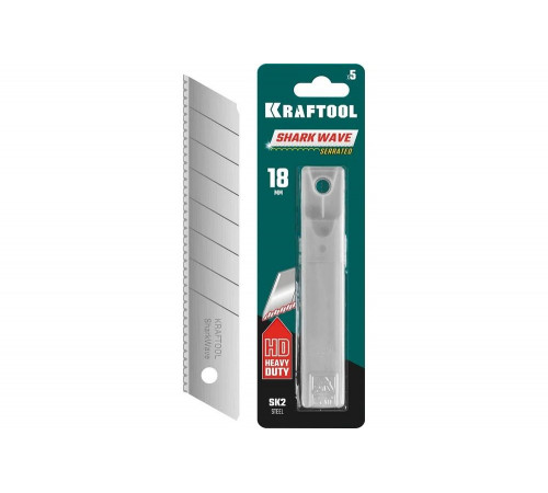 KRAFTOOL 18 мм, 5 шт, лезвия сегментированные BM-18 09604-18-S5 KRAFTOOL 18 мм, 5 шт, лезвия сегментированные BM-18 09604-18-S5