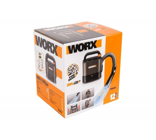 Аккумуляторный пылесос WORX 20В, без АКБ и ЗУ WX030.9 Аккумуляторный пылесос WORX 20В, без АКБ и ЗУ WX030.9