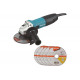 Угловая шлифовальная машина Makita GA5030RX9 125 мм, 720 Вт, 11000 об\мин, плавный пуск, антирестарт, кор.