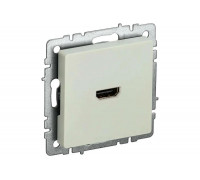 Розетка hdmi IEK Brite рhdmi-0-бркр бежевый BR-H10-K10