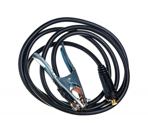 Кабель сварочный (3 м; DX50; 25 кв мм; зажим на массу) Elitech 0606.000400