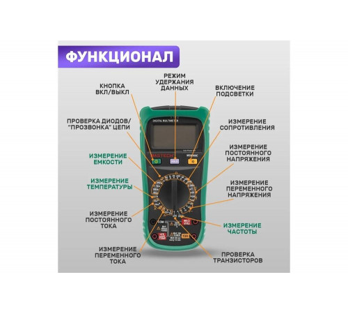Профессиональный мультиметр Mastech MS8360C Профессиональный мультиметр Mastech MS8360C