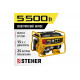 STEHER 5500 Вт, бензиновый генератор с электростартером (GS-6500E)