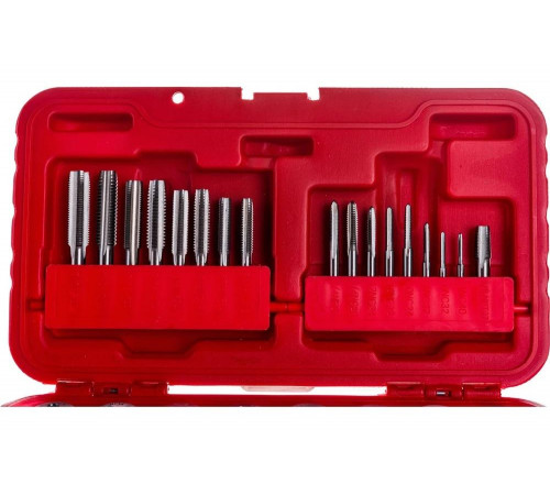 Набор метчиков и плашек SK-5 1/8"-1/2", кейс, 40 предметов МАСТАК 351-10040C