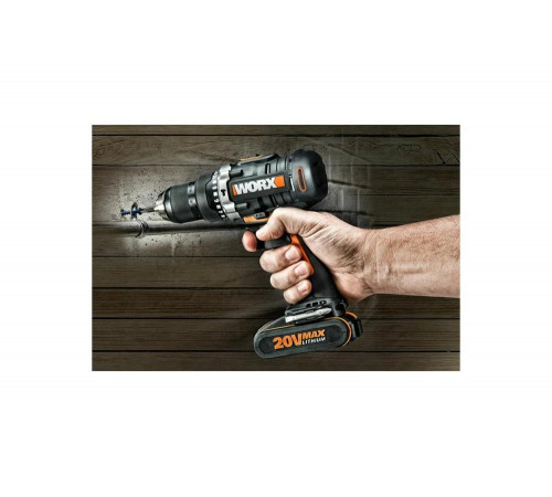 Ударная аккумуляторная дрель-шуруповерт WORX WX372.9