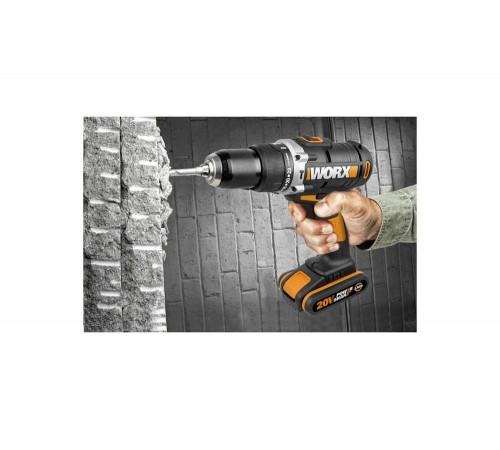 Ударная аккумуляторная дрель-шуруповерт WORX WX372.9
