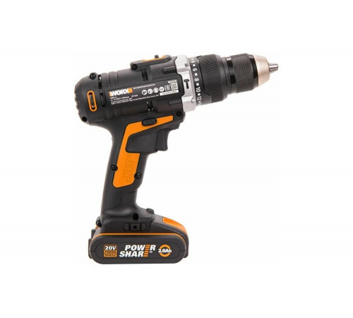 Ударная аккумуляторная дрель-шуруповерт WORX WX372.9