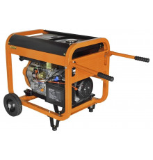 Генератор CARVER PPG- 9000DE дизель LT-192FD, 7,0/7,5кВт, 220В, бак12.5л, э/старт, колеса, медь 01.020.00024