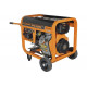 Генератор CARVER PPG- 9000DE дизель LT-192FD, 7,0/7,5кВт, 220В, бак12.5л, э/старт, колеса, медь 01.020.00024