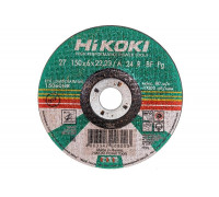 Круг обдирочный (150x6х22 мм; A24R; тип 27) Hikoki RUH15060