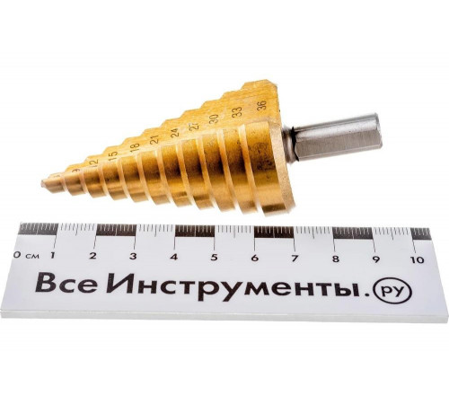 Ступенчатое сверло по металлу Sturm 1055-S636 Ступенчатое сверло по металлу Sturm 1055-S636