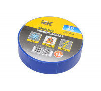 Изолента IEK 0,13х15 мм синяя 10 метров UIZ-13-10-10M-K07