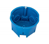 Установочная коробка IEK С3 D=68x45мм для твердых стен, с саморезами UKT10-068-045-000-A-N-UO