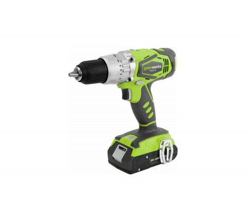 Ударная аккумуляторая дрель-шуруповерт GreenWorks 3801107UA