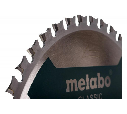Диск пильный SteelCutClassic (165x20 мм; 40FZFA) Metabo 628651000