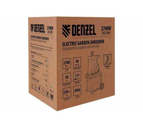 Садовый измельчитель Denzel ECS-2700