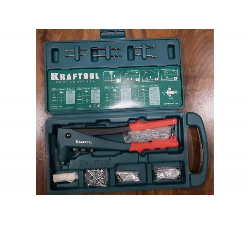 KRAFTOOL заклепки 2.4-4.8 мм - алюминий и сталь; 2.4-4.0 мм - нерж. сталь, в кейсе, с набором заклепок 31170-H6_z01 KRAFTOOL заклепки 2.4-4.8 мм - алюминий и сталь; 2.4-4.0 мм - нерж. сталь, в кейсе, с набором заклепок 31170-H6_z01