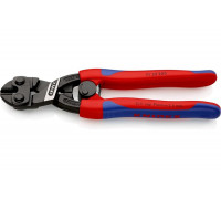 Болторез Knipex, CoBolt, компактный, с пружиной, 200 мм, черный, 2К ручки, KN-7132200SB