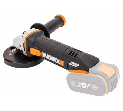 Аккумуляторная болгарка (ушм) WORX WX803.9