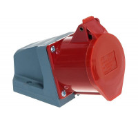 Розетка наружной установки IEK 32А 3P+Е+N 380В IP44 125 ИЭК PSR12-032-5