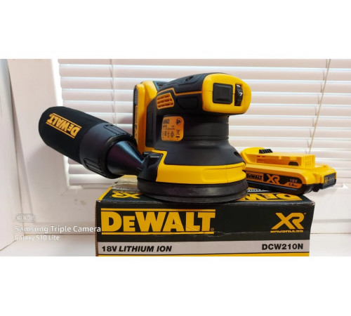 Эксцентриковая орбитальная шлифовальная машина DEWALT 18.0 В XR DCW210N-XJ